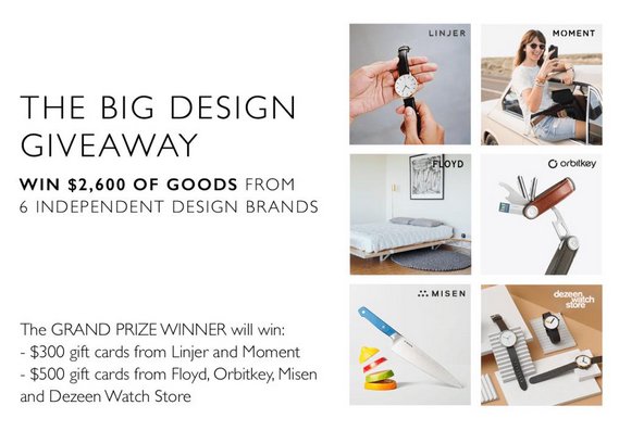 The Big Design Giveaway