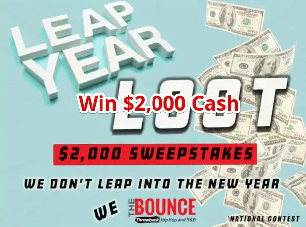 The Bounce SWFL Leap Year Loot Sweepstakes - Win $2,000