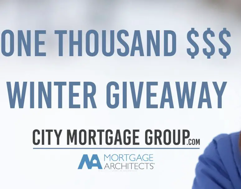 The City Mortgage Group $1,000 Giveaway