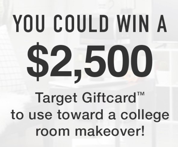 The College Room Makeover Sweepstakes