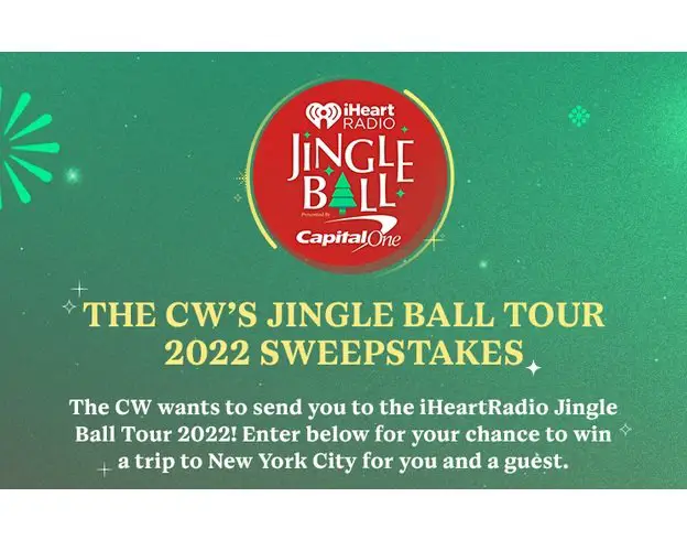 The CW's NY Jingle Ball Tour 2022 Sweepstakes - Win A Trip To New York For iHeartRadio's Jingle Ball