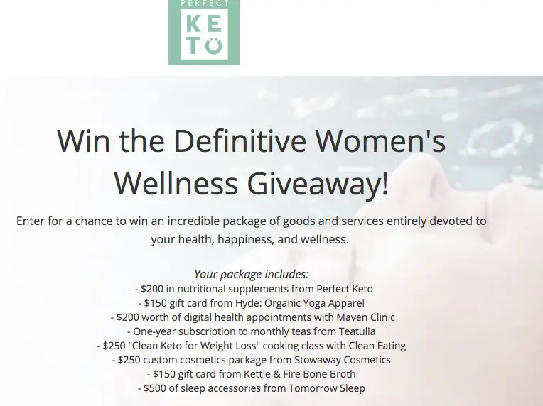 The Definitive Women's Wellness Giveaway