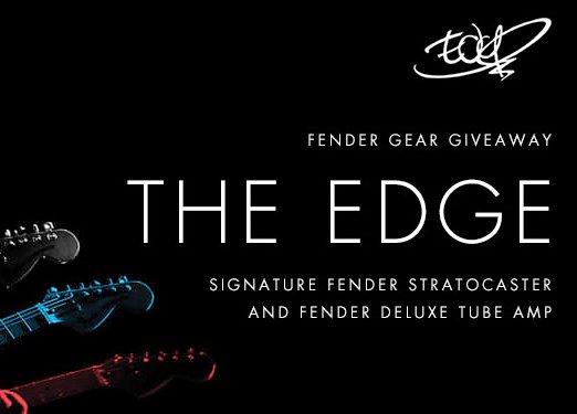 The Edge Signature Fender Gear Giveaway