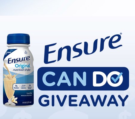 The Ensure Can Do Giveaway