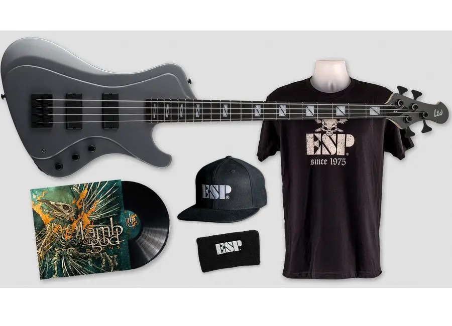 The ESP Guitar Company Lamb of God Giveaway - Win a Signed Bass Guitar and More