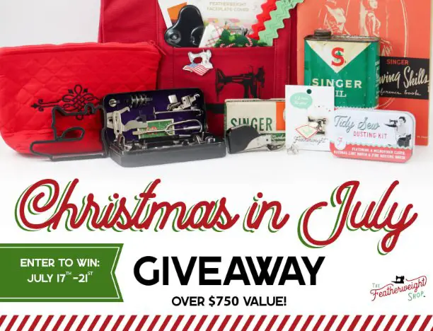 The Featherweight Shop Christmas In July Sweepstakes - Win A $750 Prize Pack