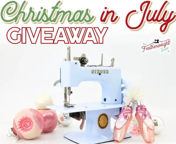 The Featherweight Shop's Christmas In July Giveaway - Win A Cinderella SewHandy Sewing Machine