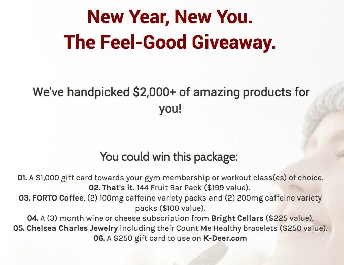 The Feel-Good Giveaway Sweepstakes