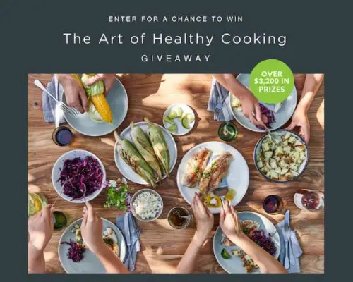 The Fresh 20 The Art of Healthy Cooking Giveaway - Win A 3260 Prize Package