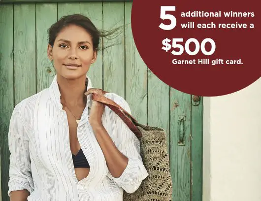 The Garnet Hill Getaway Sweepstakes 2019