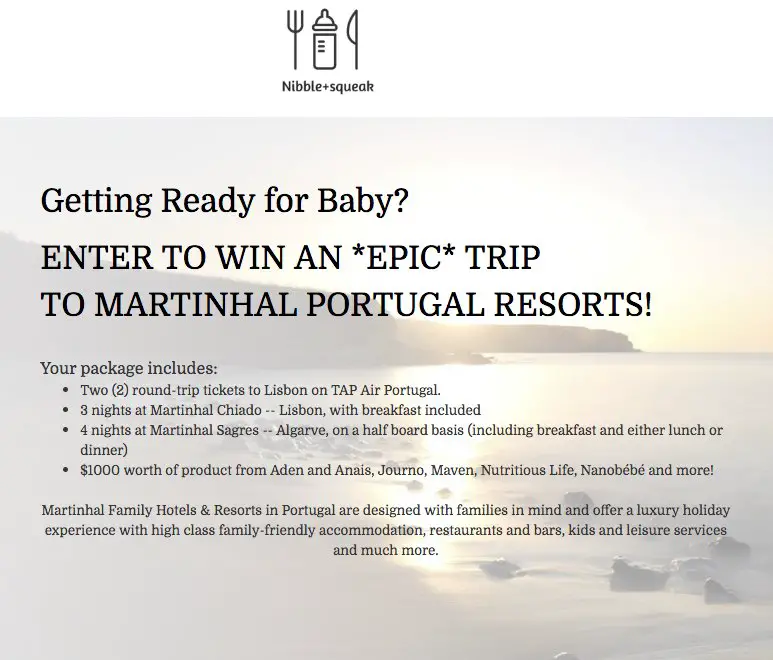 The Getting Ready for Baby Sweepstakes