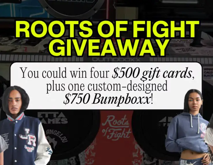 The Gist Roots of Fight Merch Giveaway - Win a Custom-designed Boombox