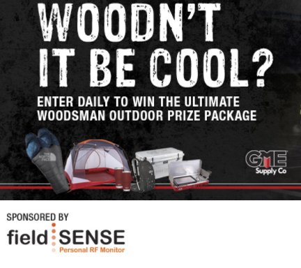The GME Supply Ultimate Woodsman Outdoor Prize Package Giveaway