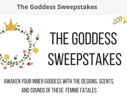 The Goddess Sweepstakes