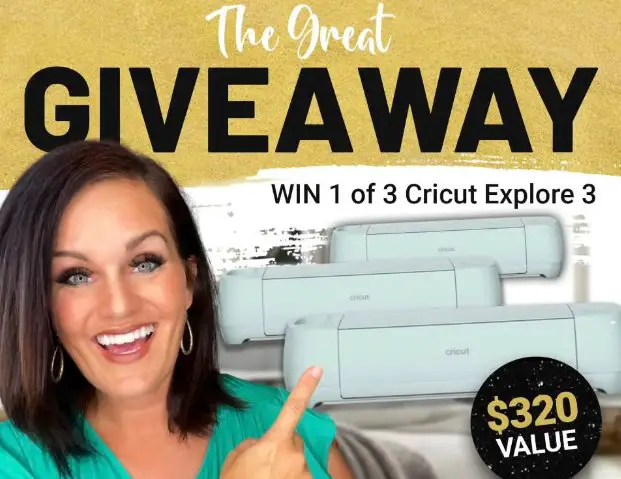 The Great Designed To The Nines & Cricut Giveaway - Win 1 Of 3 Cricut Crafting Machines