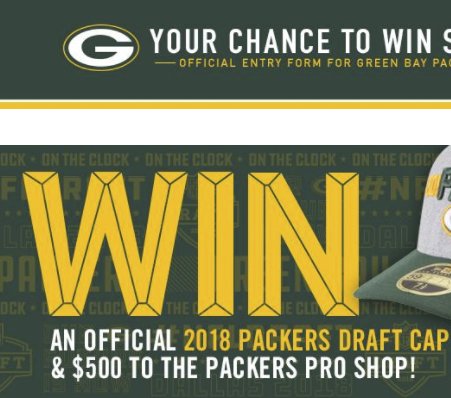 The Green Bay Packers 2018 Draft Sweepstakes