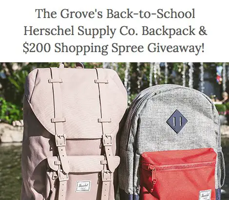 The Grove School Giveaway
