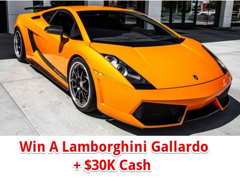 The Hamilton Collection Lamborghini Gallardo + $30K Cash Giveaway - Win A Brand New Lamborghini & $30,000 Cash