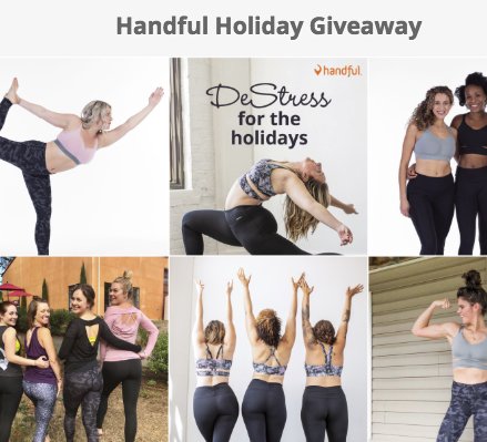 The Handful Activewear Holiday Giveaway