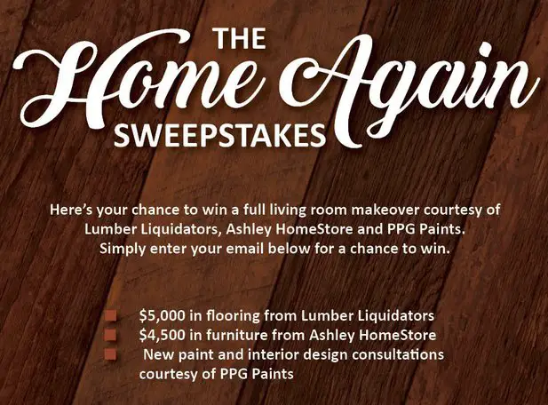 The Home Again Sweepstakes