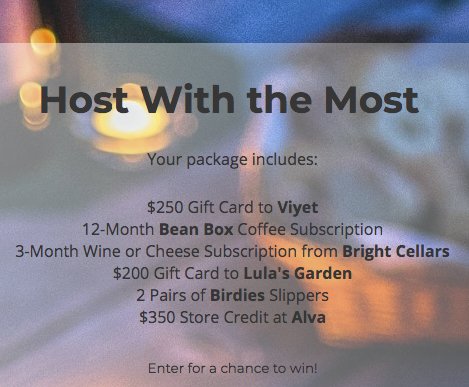 The Host With The Most Sweepstakes