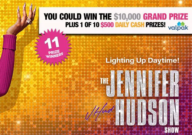The Jennifer Hudson Show $10,000 Sweepstakes - Win $10,000 Cash