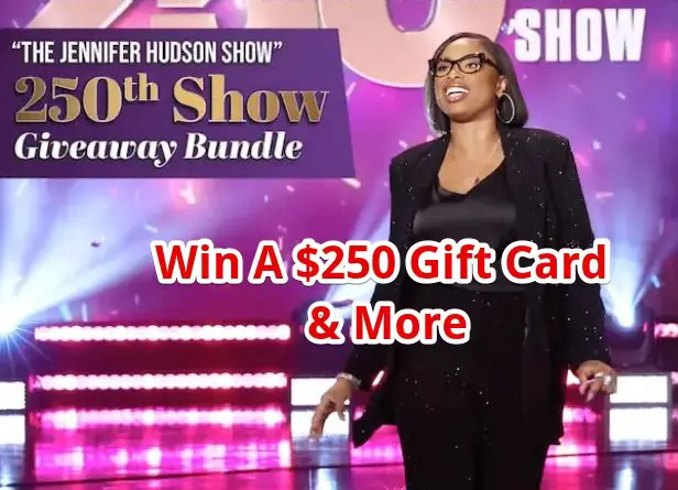 The Jennifer Hudson Show 250th Show Giveaway - Win A $250 Gift Card & Merch