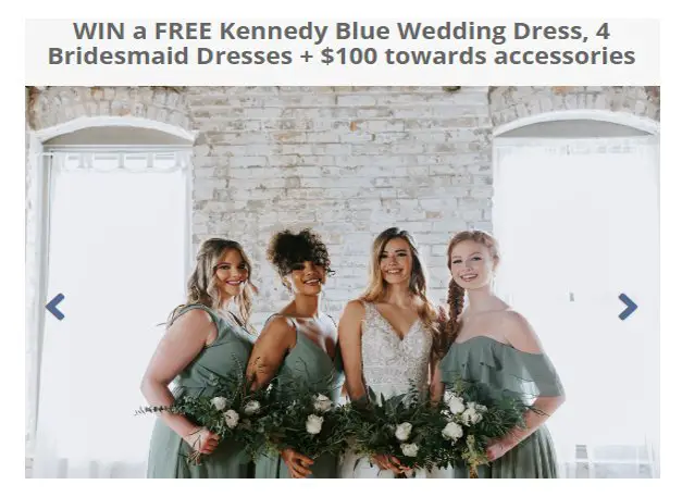 The Kennedy Blue Giveaway - Win A  Kennedy Blue Wedding Dress, 4 Bridesmaid Dresses & More