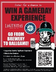 The Lagunitas Mariners Ticket Sweepstakes - Win Four Tickets To  Mariners Home Game