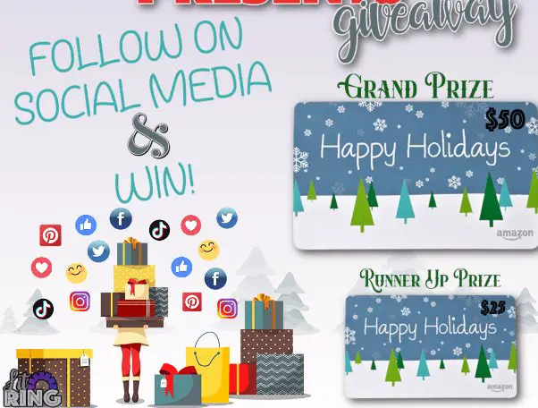 The LitRing Social Media Presents Giveaway - Win A $50 or $25 Amazon Gift Card