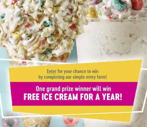 The Marble Slab Creamery Ultimate Cereal Box Sweepstakes