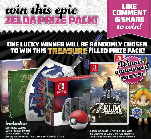 The MEGA MARCH Zelda Giveaway!