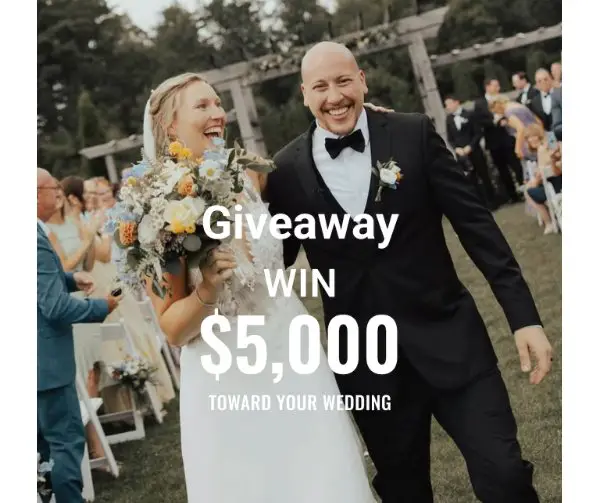 The Men's Wearhouse 2026 Wedding Sweepstakes - Win $5,000