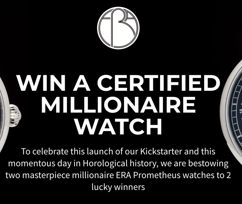 The Millionaire Timepiece Contest