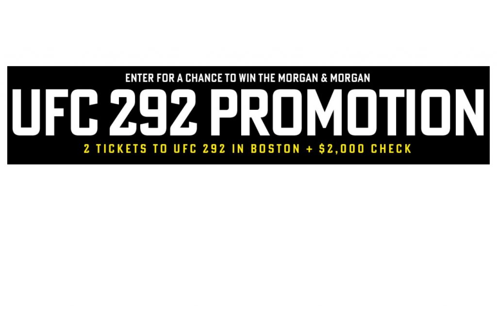 The Morgan And Morgan UFC 292 Sweepstakes - Win $2,000 & Two Tickets To UFC 292