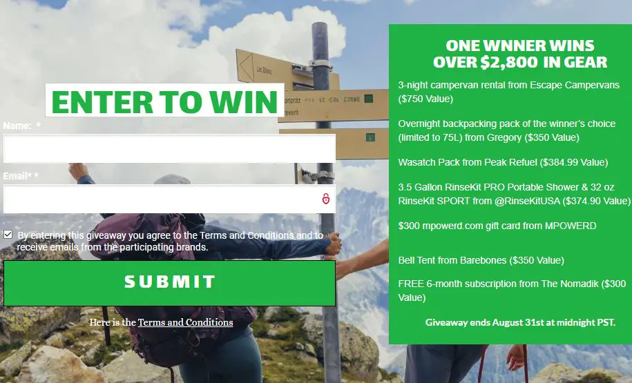 The Nomadik Happy Camper Giveaway - Win A $2,800 Happy Camper Package