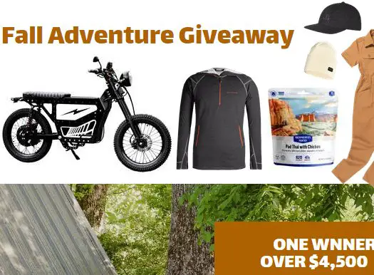 The Nomadik's Fall Adventure Giveaway - Win $4,500 Worth Of Gear