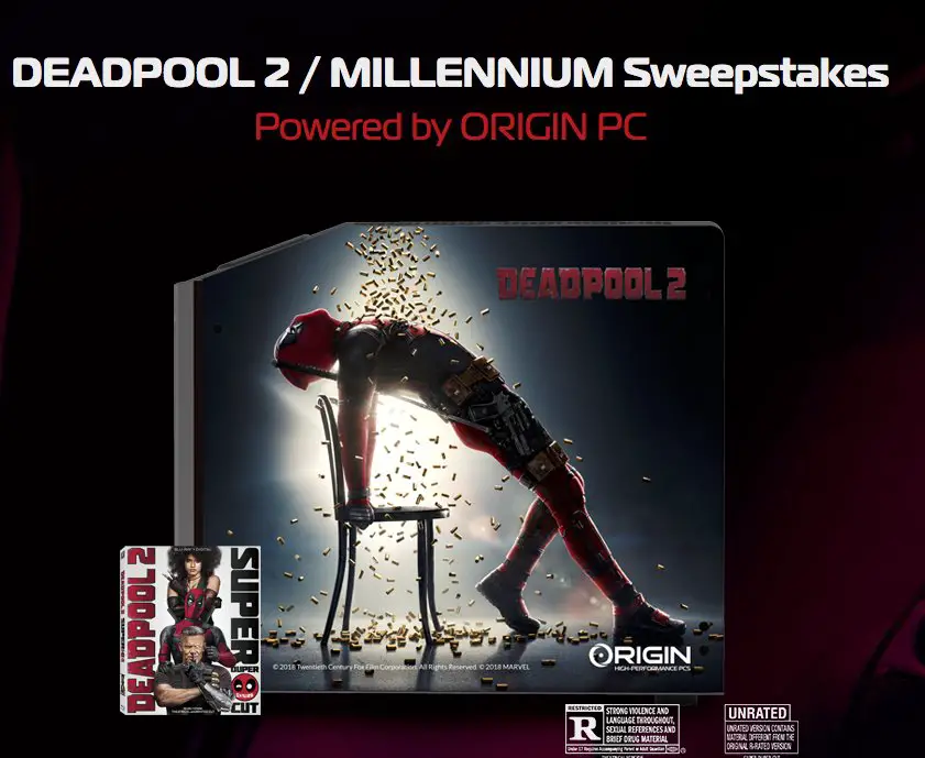 The Origin PC Deadpool 2 Millennium Sweepstakes