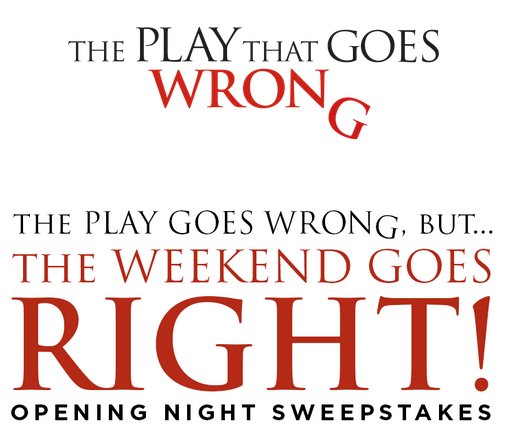 The Play That Goes Wrong Sweepstakes