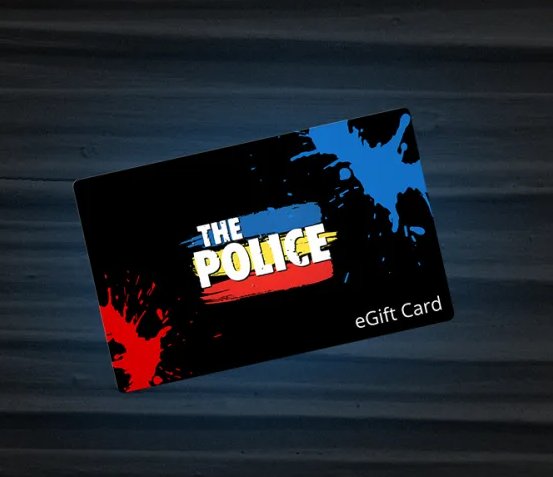 The Police Shopping Spree Sweepstakes - $100, $50 and $25 Gift Cards Up for Grabs