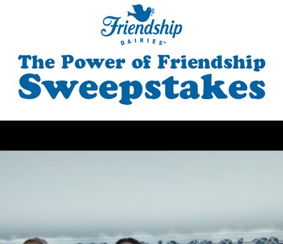 The Power Of Friendship Sweepstakes