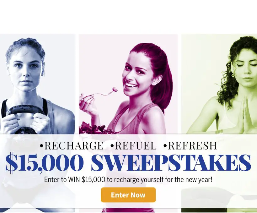 The Recharge $15,000 Giveaway