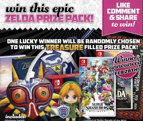 The Return of the Zelda Giveaway