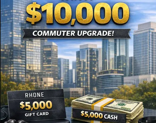 The Rhone Commuter Upgrade Sweepstakes - Win $5,000 Rhone Gift Card + $5,000 Cash
