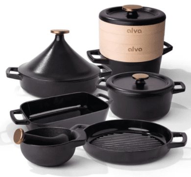 The Round Up Alva Nori 12-Piece Cast Iron Cookware Set Giveaway
