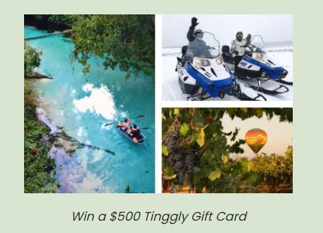 The Round Up Tinggly Gift Card Giveaway - Win a $500 gift card