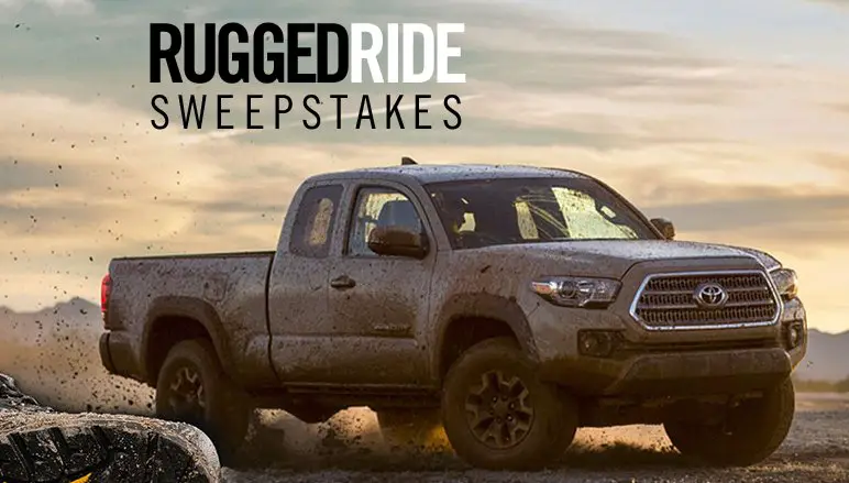 The Rugged Ride Sweepstakes (New Truck!)