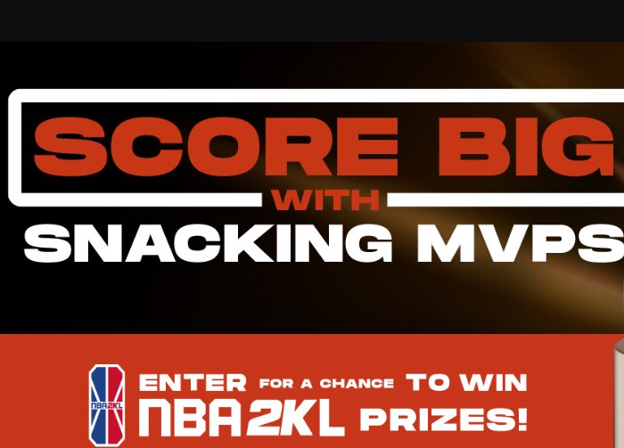 The Score Nabisco Snacks Sweepstakes - Win A Trip For 2 To NBA 2023 2KL Experience