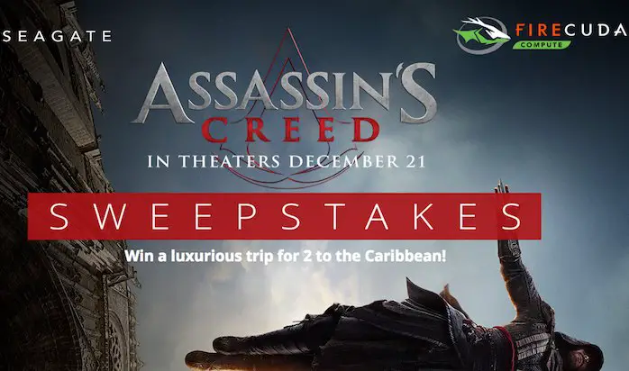 The Seagate Assassins Creed Sweepstakes