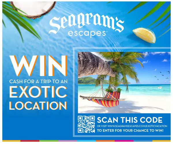 The Seagram’s Escapes Exotic Vacation Sweepstakes - Win $5,000